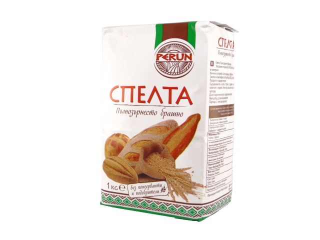 10 X 1 KG Wholegrain flour from spelt "PERUN"