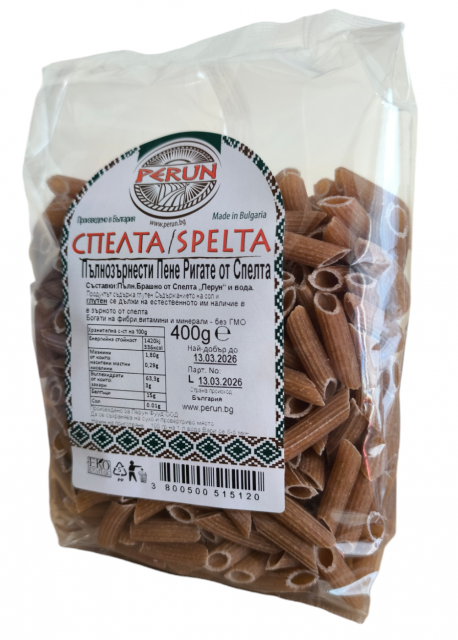 Wholegrain spelt tortiglioni 400g